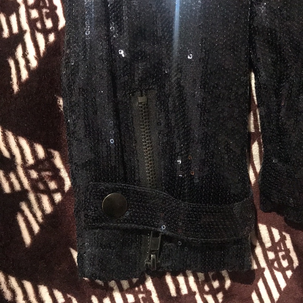 Sequined Bomber Jacket. - image 5